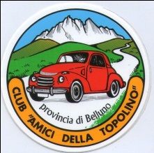 Club Amici della Topolino Belluno logó